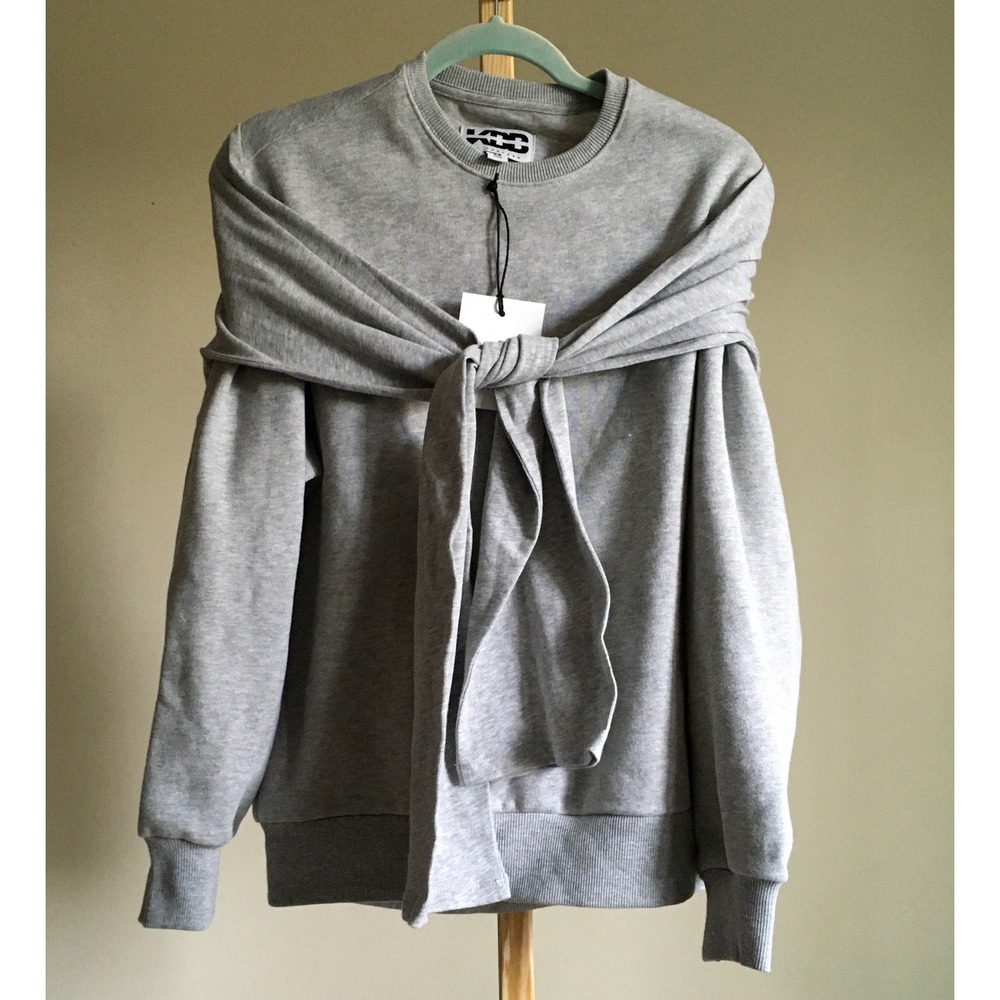 KBB By Kahlana Double Layer Heather Grey XS NWT - Picture 2 of 8